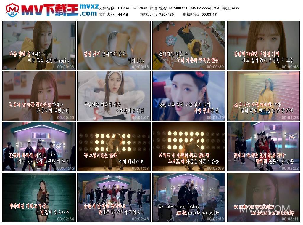 I Tiger JK-I Wish_韩语_流行_MC400731